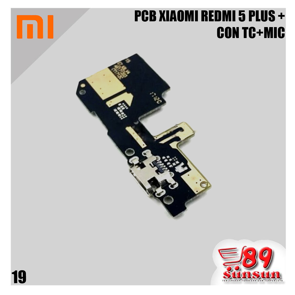 PCB XIAOMI REDMI 5 PLUS + CON TC+MIC