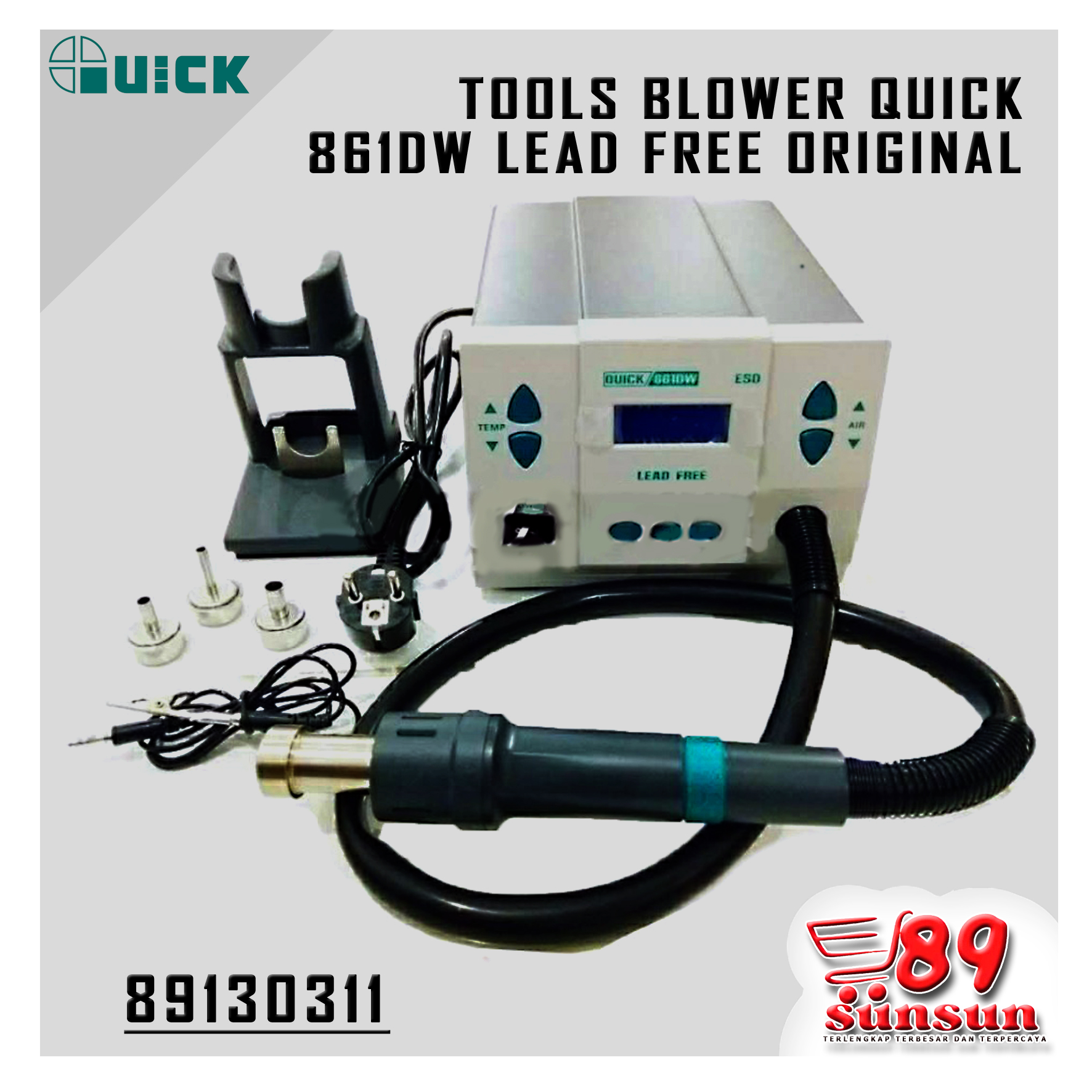 VEF TOOLS BLOWER QUICK 861DW LEAD FREE ORIGINAL